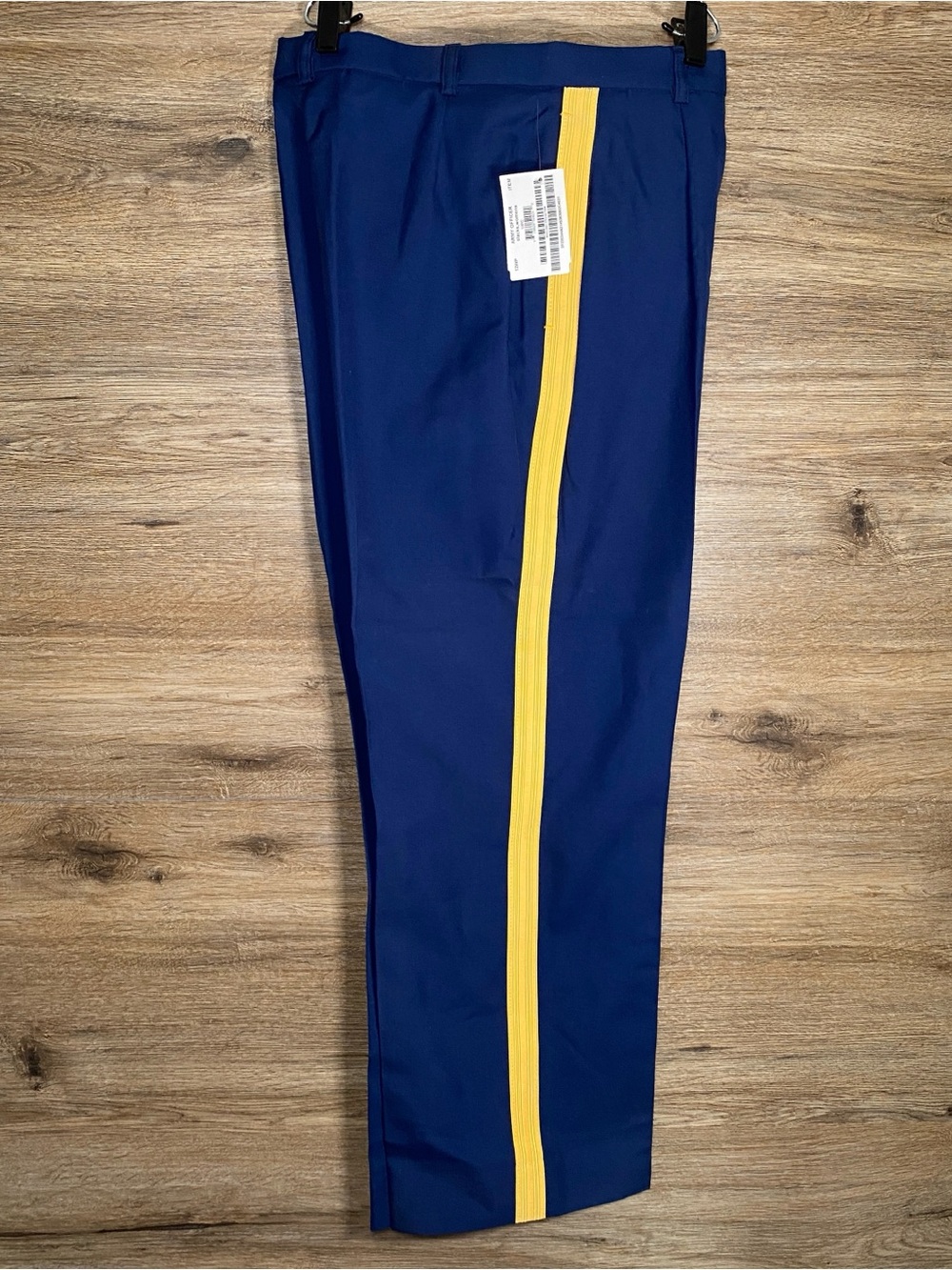 US ARMY 12WP Women's Dress Blue Uniform Pants, Trousers, Slacks Gold Stripe NWT